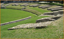 Remnants of amphitheatre from the Roman Empire